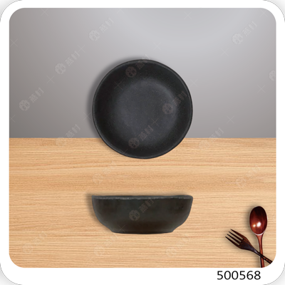 美耐皿岩燒圓碗