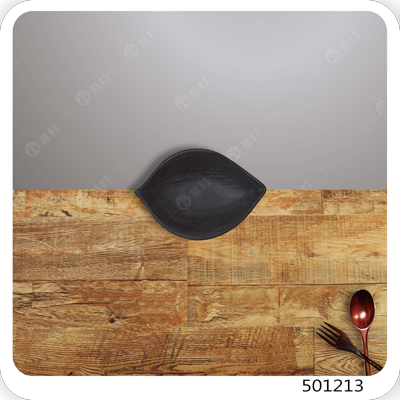 美耐皿岩燒葉型碟