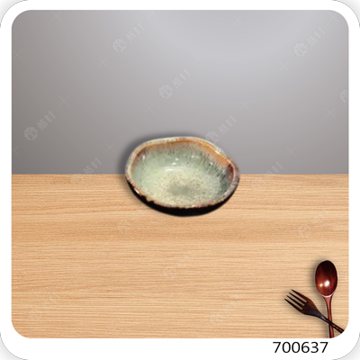 B13日式浪邊圓碟