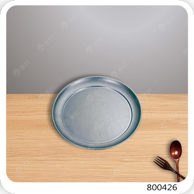 日本仿舊圓托盤-小