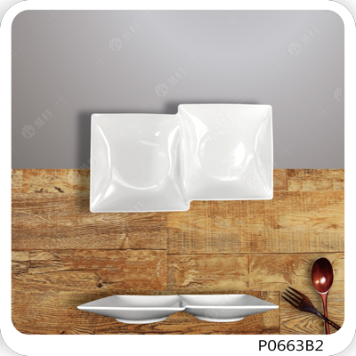 二格長方造型盤