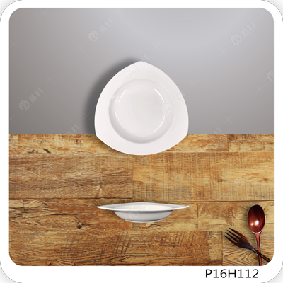 三角義大利麵盤