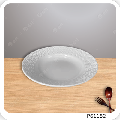 8英吋湯盤/深盤-原民花