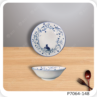 6.25英吋麵碗-葉貓