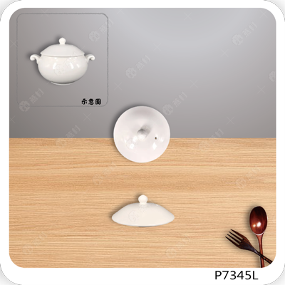 4英吋雙耳湯盅(蓋)