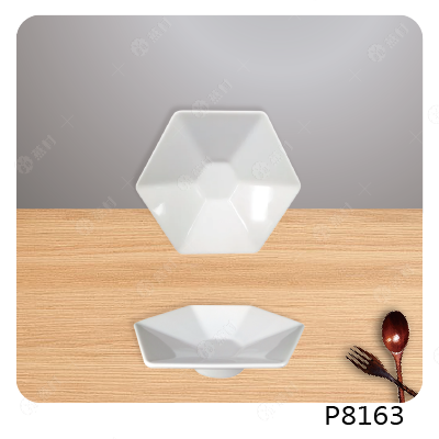 高腳六邊小菜碟