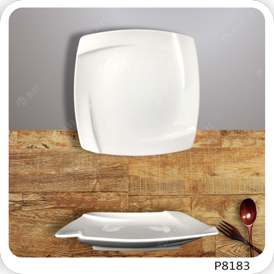 8英吋四方旋形盤